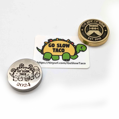 2024 Go Slow Taco Challenge Coins